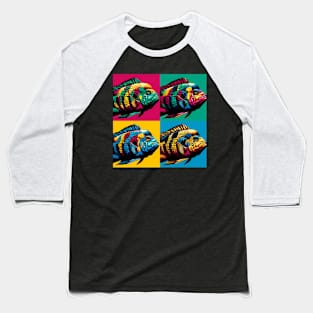 Ram Cichlid - Cool Tropical Fish Baseball T-Shirt